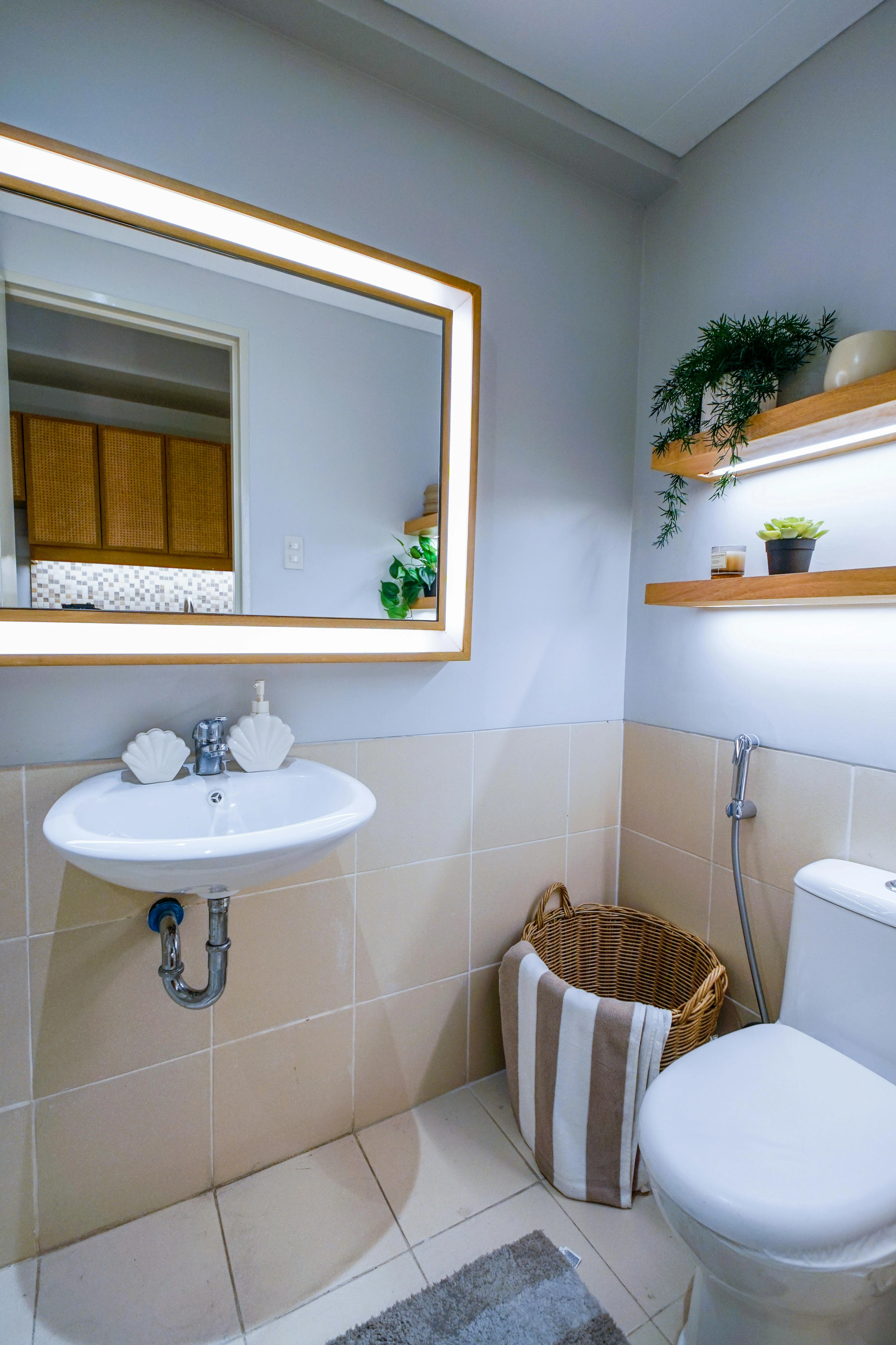 Salle de bain impeccable préparée par RentaZen